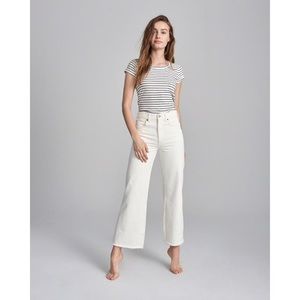 A&F Annie wide-leg cropped with a high-rise